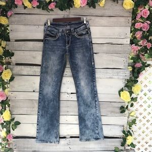 Cowgirl Tuff Co. OMG Acid Wash Bootcut Jeans